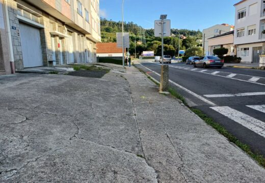 O Concello inicia o luns as obras de acondicionamento das beirarrúas da Avenida de Alxeciras, entre a rúa Roseira e a curva do Regueiro